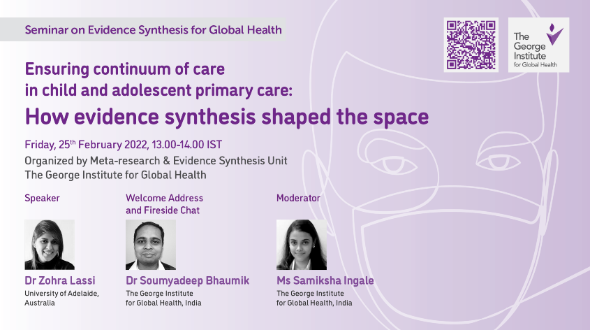 First Seminar On Evidence Synthesis For Global Health : Ensuring ...