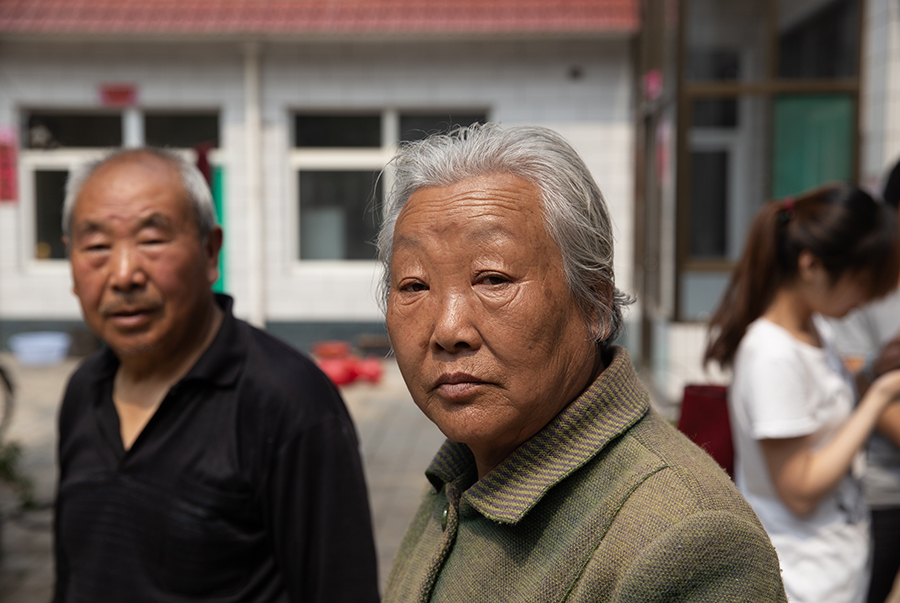 Participants in the SSaSS project being interviewed in Changzhi, Shanxi Province, China.