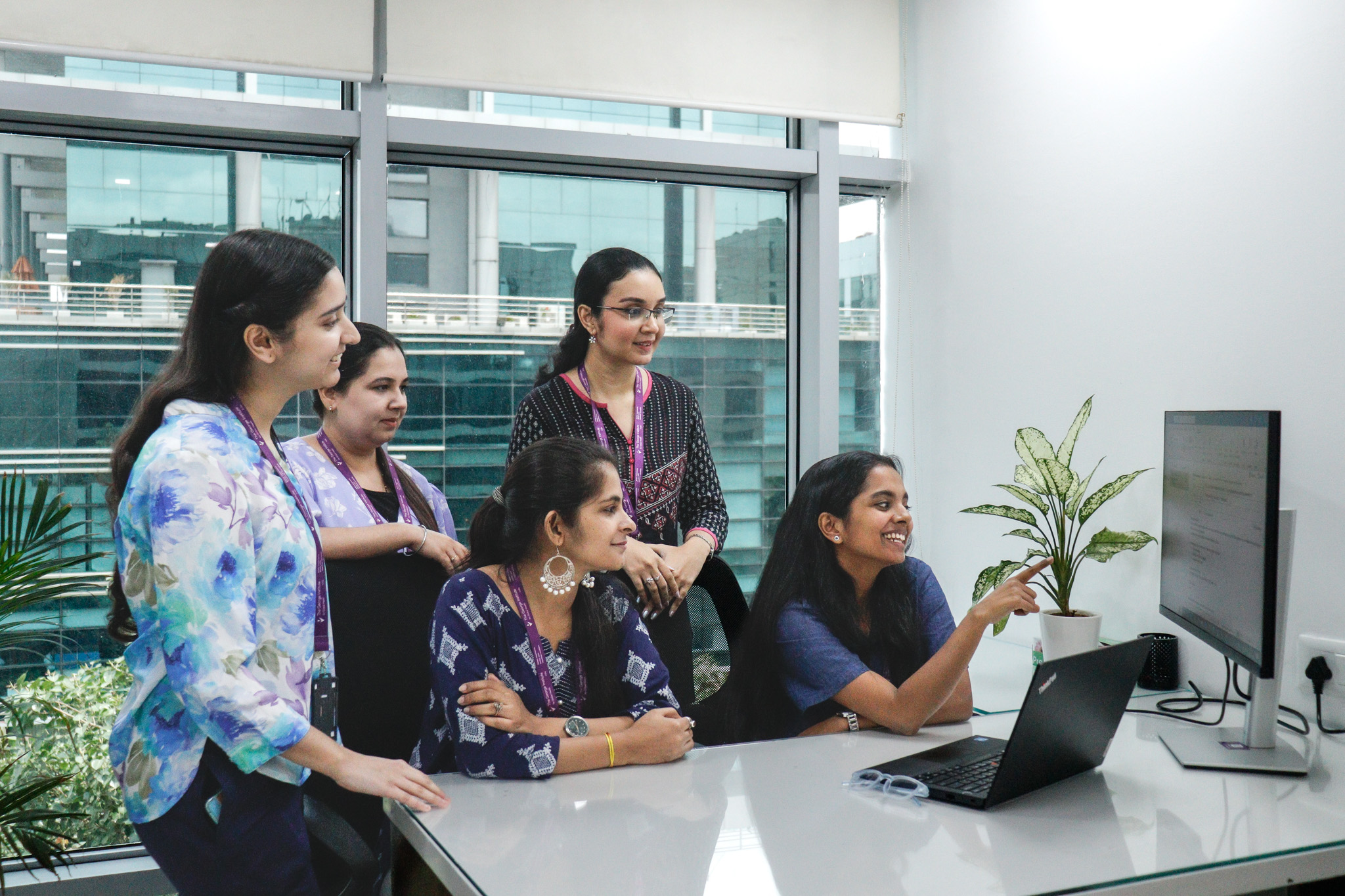 Researchers at The George Institute India head office in Delhi 