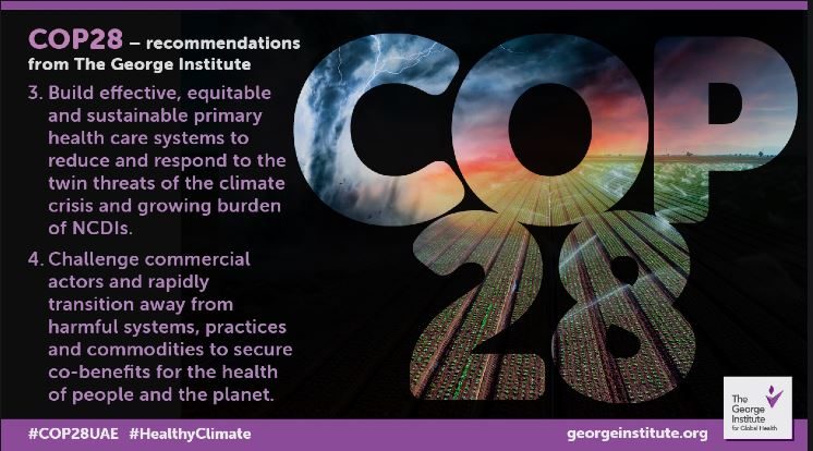 COP 28 priorities