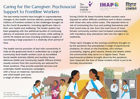 Caring for the Caregiver: Psychosocial Support to Frontline Workers