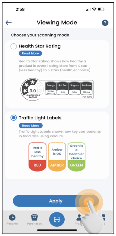 Foodswitch barcode scan packaged food