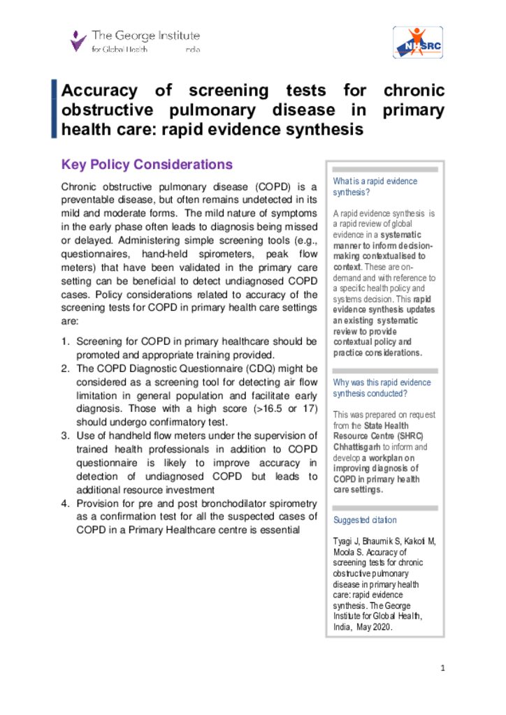 RES Policy Brief Supplement_QoC Asthma