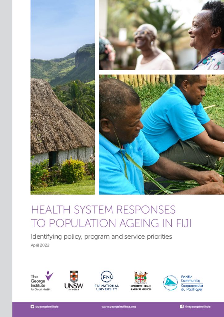HEALTH SYSTEM RESPONSES TO POPULATION AGEING IN FIJI