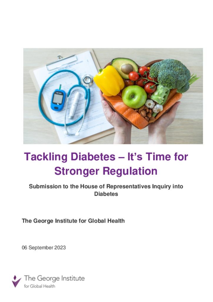 Tackling Diabetes – It’s Time for Stronger Regulation