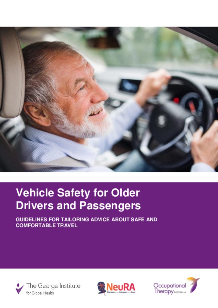 Vehicle Safety for Older Drivers and Passengers guidelines