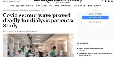 Covid second wave proved deadly for dialysis patients: Study