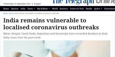 India remains vulnerable to localised coronavirus outbreaks