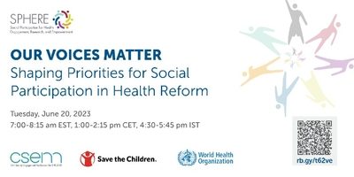  Social participation in health reform
