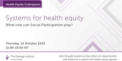 Systems for Health Equity