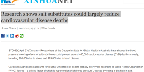 Salt substitutes news coverage 