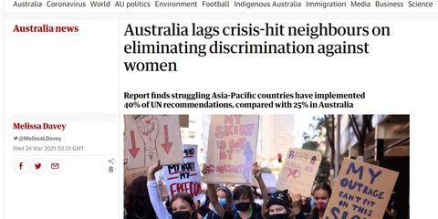Guardian coverage on progress on the journey towards women’s health and human rights
