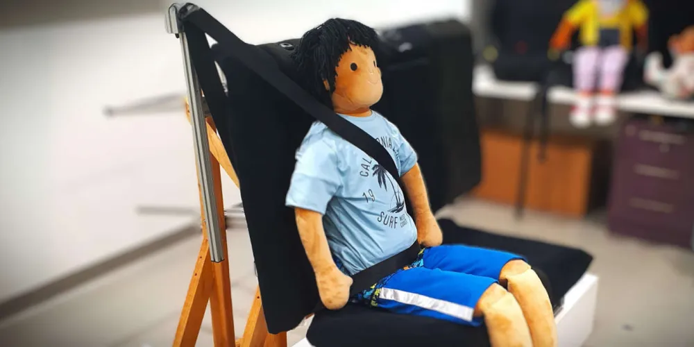 Children to adult seatbelts in cars