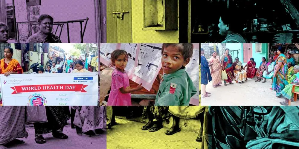 Urban slums in Krishna district, Andhra Pradesh