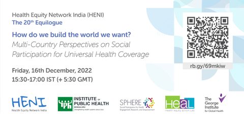 Health Equity Network India’s 20th Equilogue