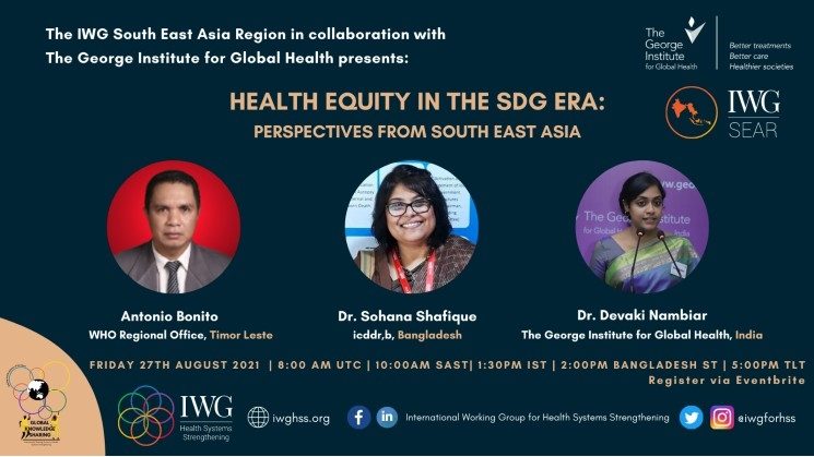 Health Equity in the SDG era: Perspectives from Southeast Asia