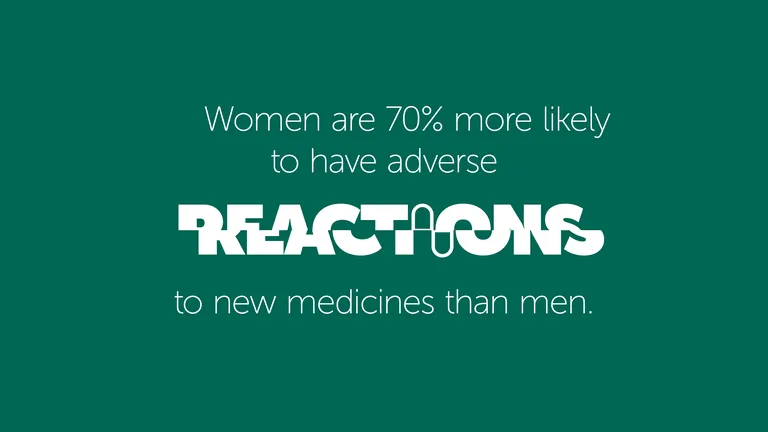 women are 70% more likely to have adverse reaction to new medicine than men